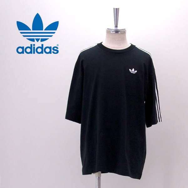 【SALE 30%OFF】adidas アディダス メンズ アディカラー スリーストライプス オーバーサイズTシャツ［KD4095］【2026SS】【返品交換不可】