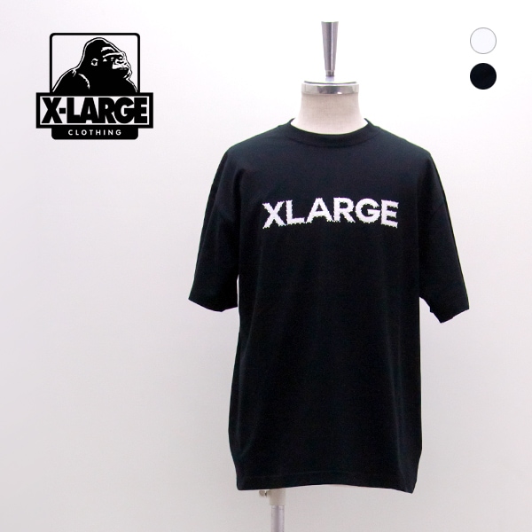 XLARGE エクストララージ メンズ ラインストーンロゴＴシャツ［101263011009］【2026SS】