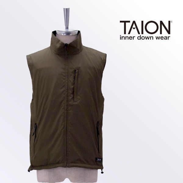TAION タイオン ユニセックス ノンダウン マウンテン リバーシブル メッシュベスト［TAION-R002MSNDMT］【2026SS】