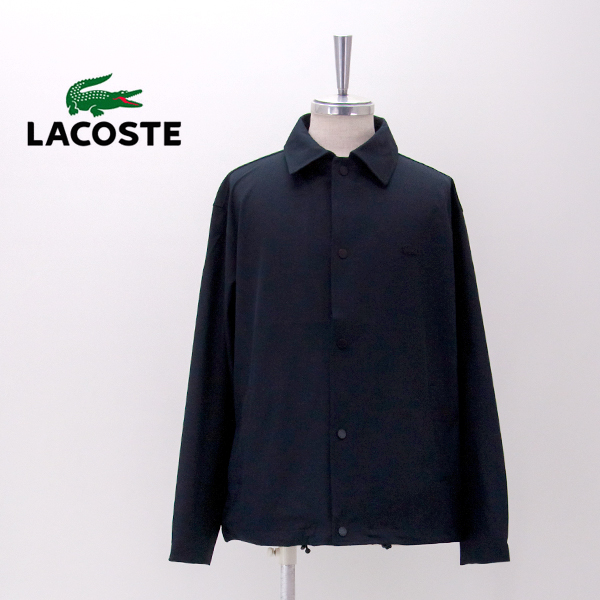 LACOSTE ラコステ メンズ ポリエステルピーチコーチジャケット［CH022J-99］【2026FW】
