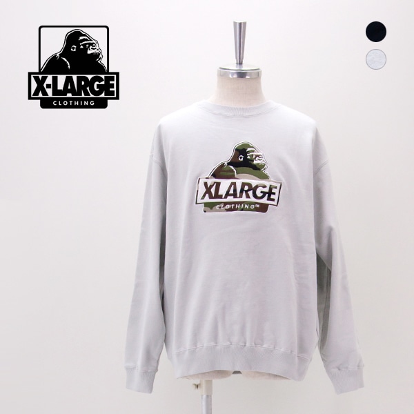 XLARGE エクストララージ メンズ スランテッドOG クルーネックスウェットシャツ［101263012001］【2026FW】