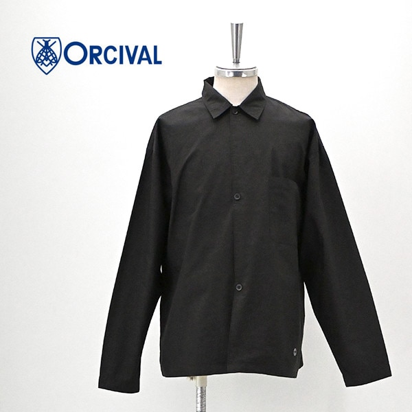 ORCIVAL オーシバル メンズ コットンポリエステル チェックシャツジャケット［OR-B0322WMI］【2026FW】