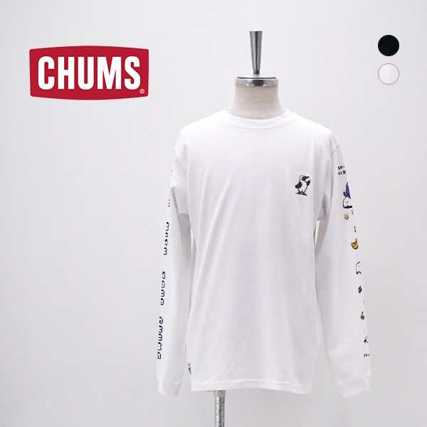 CHUMS チャムス メンズ チャムスゲームセンターブラッシュドロングスリーブTシャツ［CH01-2877］【2026FW】