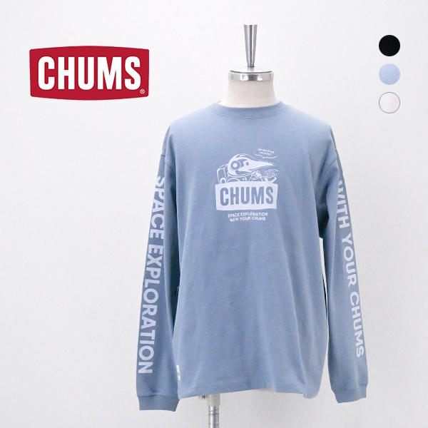 CHUMS チャムス メンズ スペースブービーブラッシュドロングスリーブTシャツ［CH01-2864］【2026FW】