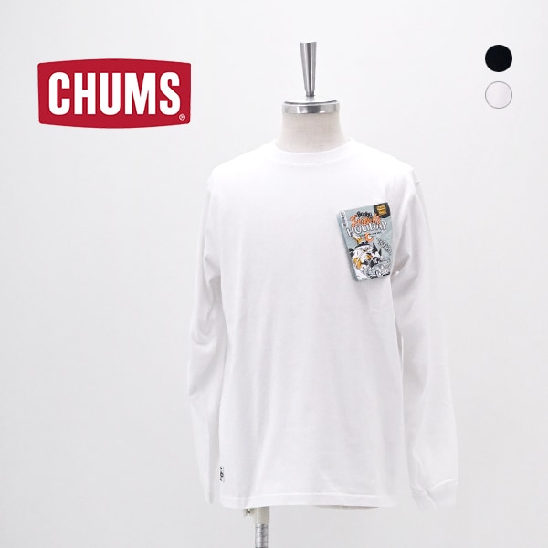 CHUMS チャムス メンズ チャムスコミックスポケットブラッシュドロングスリーブTシャツ［CH01-2875］【2026FW】