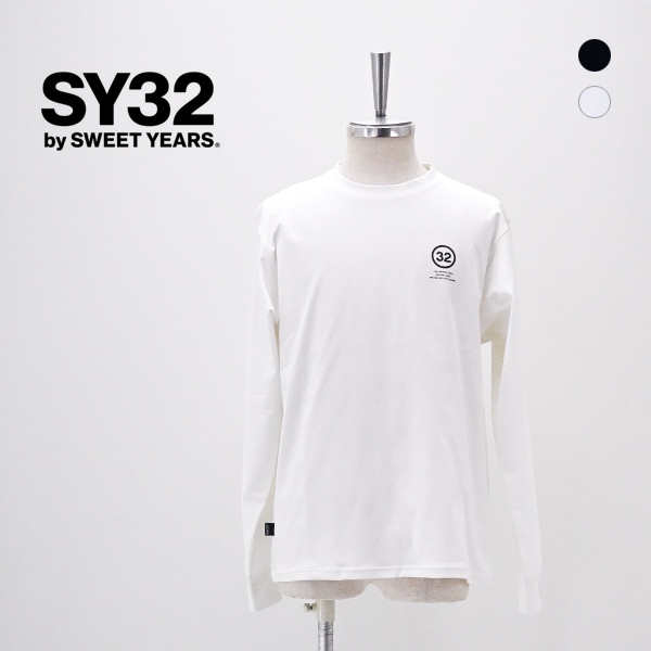 SY32 by SWEET YEARS エスワイサーティトゥバイスィートイヤーズ メンズ 32バックプリント ロングスリーブTシャツ［32-26A1-09］【2026FW】