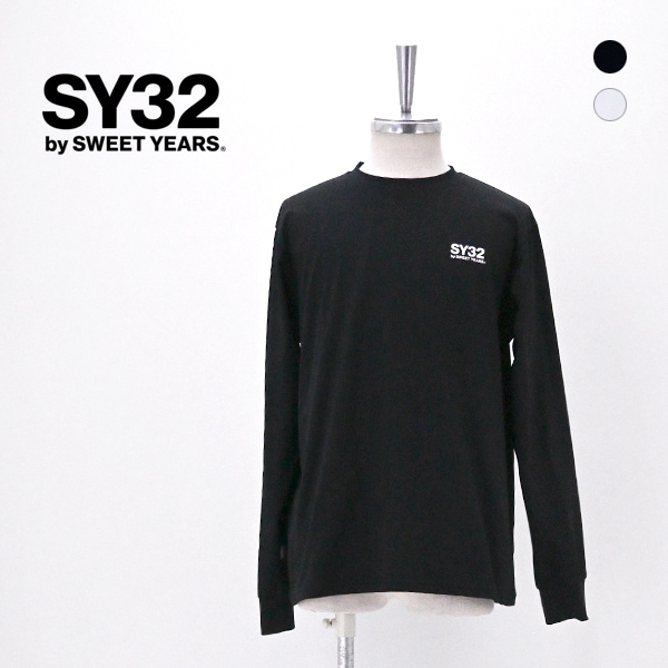 SY32 by SWEET YEARS エスワイサーティトゥバイスィートイヤーズ メンズ アームグラフィック ロングスリーブTシャツ［32-26A1-13］【2026FW】