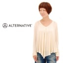 ��OUTLET��alternative apparel ���륿�ʥƥ��֥��ѥ�� ��ǥ����� eva long-sleeve top V�ͥå����åȥ�����32039N5�ϡ�SS�ۡ����ʸ��Բġ�