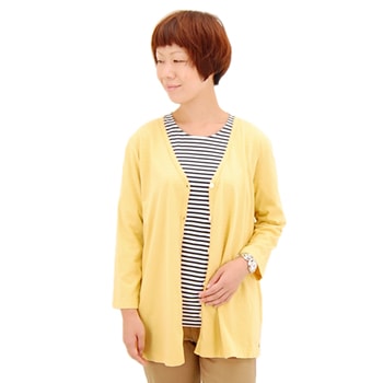 【OUTLET】style + confort スティールエコンフォール レディース Vネック七分袖カーディガン［301-84510］ 【FW】【返品交換不可】