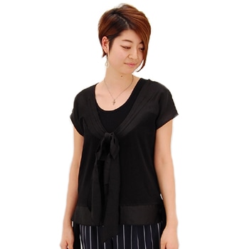 【OUTLET】dahl'ia ダリア レディース リボンプルオーバー［DKT-69］ 【FW】【返品交換不可】