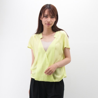 【OUTLET】DONEEYU ドニーユ レディース カシュクール風ブラウス［U-2401］【SS】【返品交換不可】