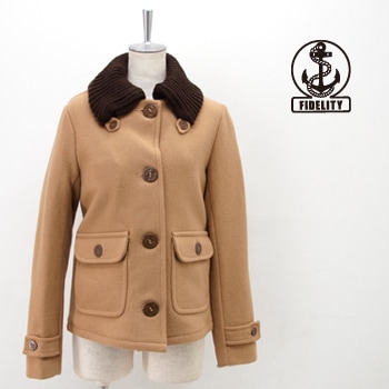 【OUTLET】FIDELITY フィデリティ レディース 24oz RIB COLLAR SHORT JKT［24206LA］【FW】【返品交換不可】
