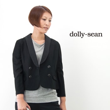 【OUTLET】dolly-sean ドリーシーン レディース ショールカラージャケット[M-8666]【SS】【返品交換不可】