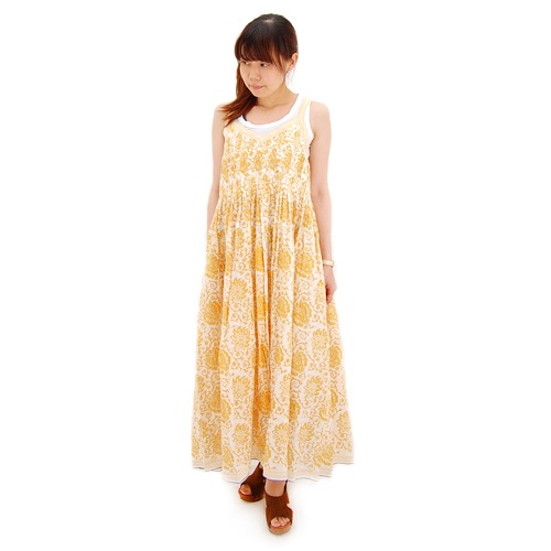 【OUTLET】maison de SOIL メゾン ド ソイル レディース BOX PLEATED CAMISOLE ONE-PIECE［NMDS1374］【SS】【返品交換不可】