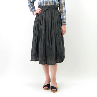 【OUTLET】SOIL ソイル レディース ドット刺繍プリーツスカート［NSL2335］【SS】【返品交換不可】