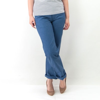 【SALE 70%OFF】LE LABOUREUR ル・ラブルール レディース P/C尾錠付きワークパンツ JEAN（PANTALONE 01T-15580）【返品交換不可】(F-18)