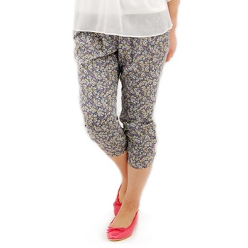 【OUTLET】CEIRATE セラッテ レディース ジョーゼット小花プリントパンツ［Q-0390］【SS】【返品交換不可】