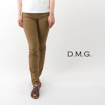 【SALE 70%OFF】DMG ドミンゴ レディース サージストレッチ スリムカラーパンツ［13-667T］【FW】【返品交換不可】