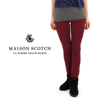 【OUTLET】MAISON SCOTCH メゾンスコッチ レディース ヴィンテージカラースキニーパンツ［SL85723-32］ 【FW】【返品交換不可】