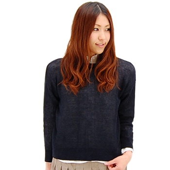 【OUTLET】SOIL ソイル レディース 2wayリネンニットカーディガン［GNSL1311］【SS】【返品交換不可】