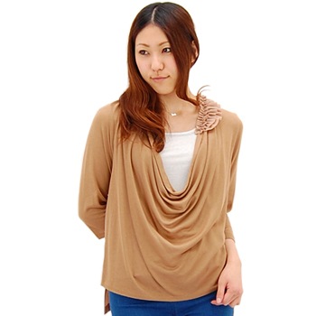 【OUTLET】arcatere アルキャトル レディース ニット/布帛切替プルオーバー［O-0088］【SS】【返品交換不可】