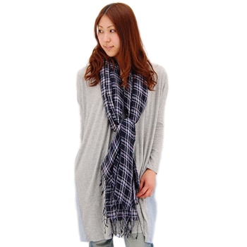 【SALE 60%OFF】SOIL ソイル チェックリネンストール［NSL1395］【SS】【返品交換不可】