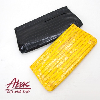 【OUTLET】Abas アバス 牛革 型押し クラッチバッグ［5534201614］ 【FW】【返品交換不可】