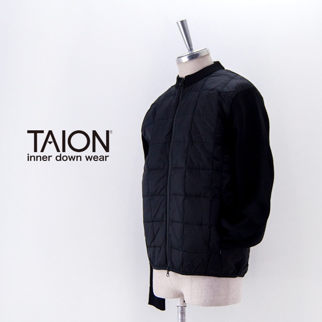 SOLDOUT】TAION タイオン メンズ ベーシック モックネックWジップ