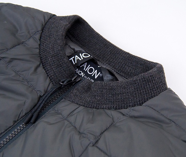 SOLDOUT】TAION タイオン メンズ ベーシック モックネックWジップ