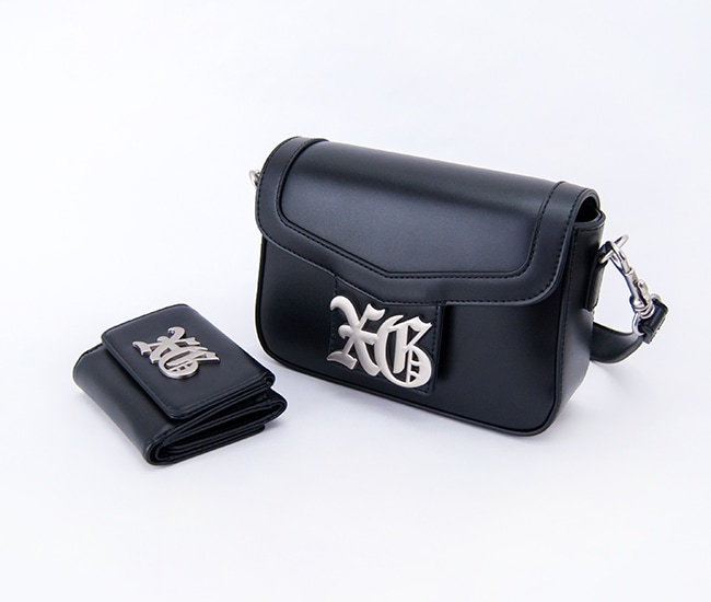R♡　レディース　BLK XS X-girl（エックスガール） ショルダーバッグ X-girl FAUX LEATHER