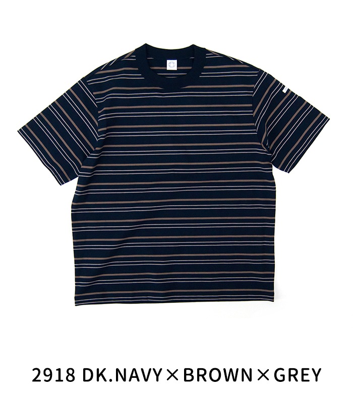 SOLDOUT】ORCIVAL オーシバル メンズ クルーネック 半袖ボーダーT