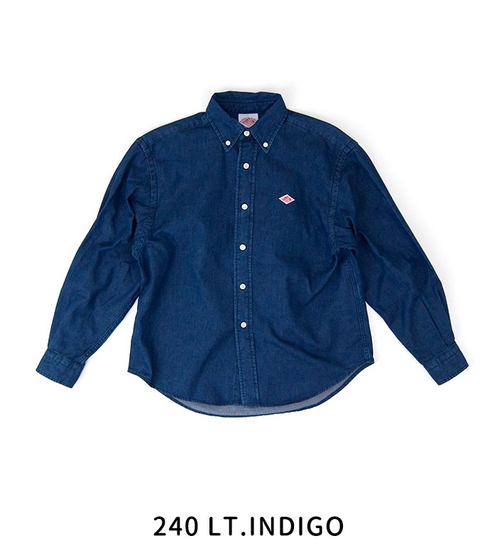 SOLDOUT】DANTON ダントン レディース デニムダンガリー ボタンダウン