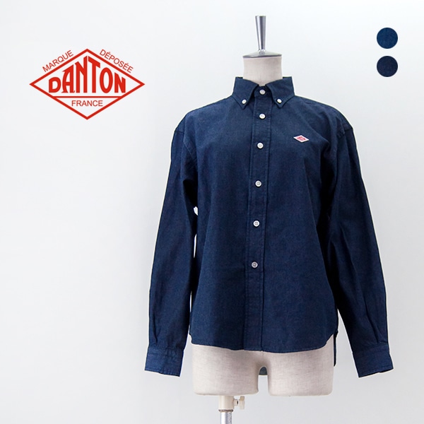 SOLDOUT】DANTON ダントン レディース デニムダンガリー ボタンダウン