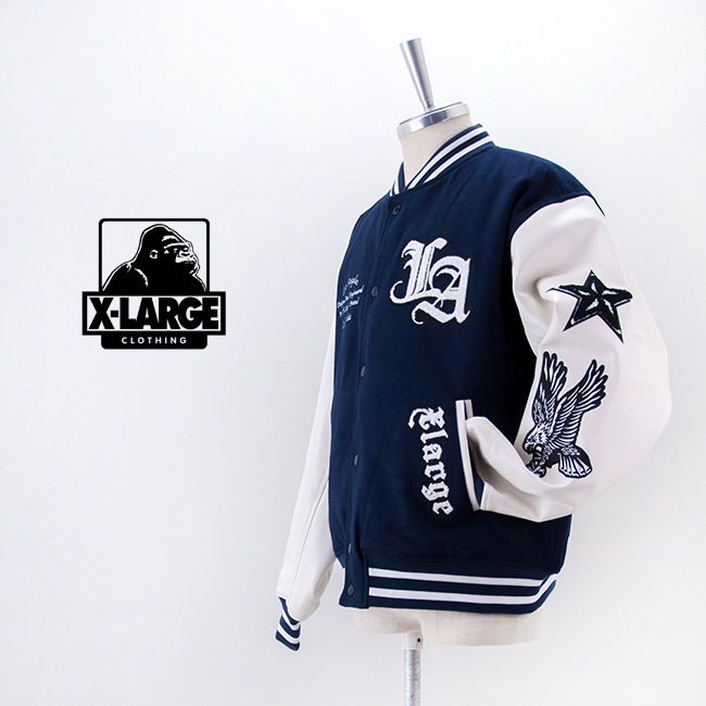 洋楽 L o r i G o l d XLARGE エクストララージ メンズ バーシティジャケット［101254021004