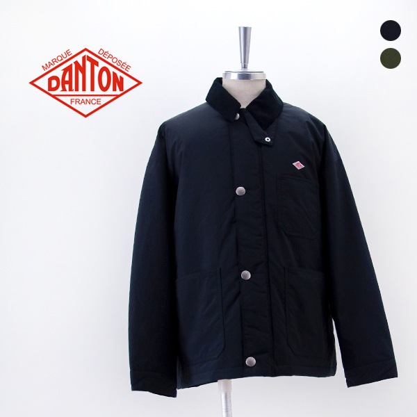 DANTON ダントン メンズ 中綿ナイロン カバーオールジャケット［DT