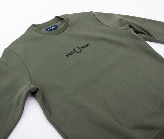 FRED PERRY フレッドペリー メンズ エンブロイダード スウェットシャツ