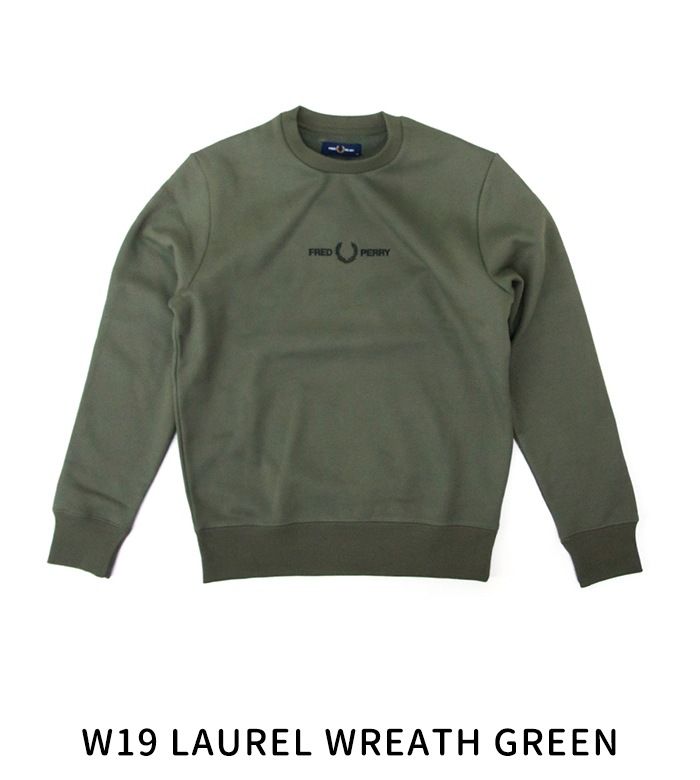 FRED PERRY フレッドペリー メンズ エンブロイダード スウェットシャツ 