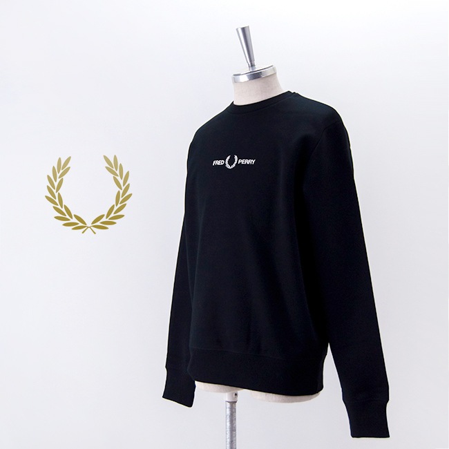 FRED PERRY フレッドペリー メンズ エンブロイダード スウェットシャツ 