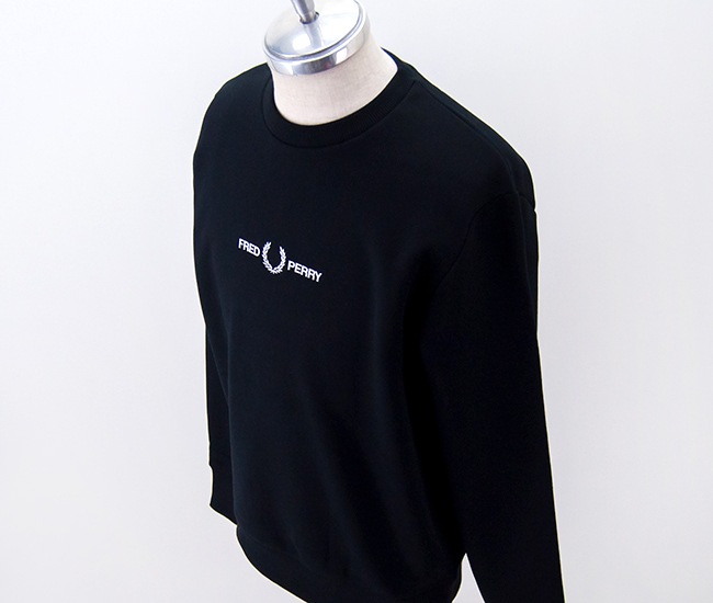 FRED PERRY フレッドペリー メンズ エンブロイダード スウェットシャツ 