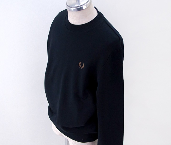 FRED PERRY/フレッドペリークルーネック スウェットトレーナーネイビーM FRED PERRY（フレッドペリー） クルーネックスウェット CREW NECK