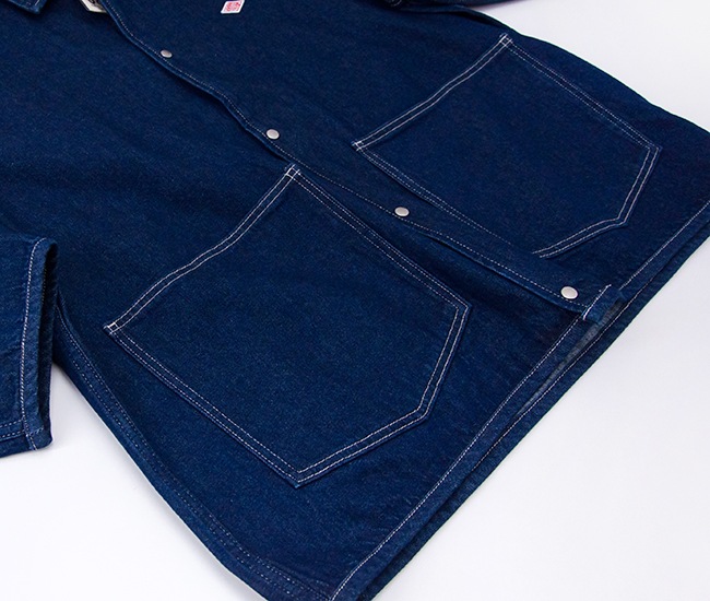 SOLDOUT】DANTON ダントン メンズ デニムシャツジャケット［DT