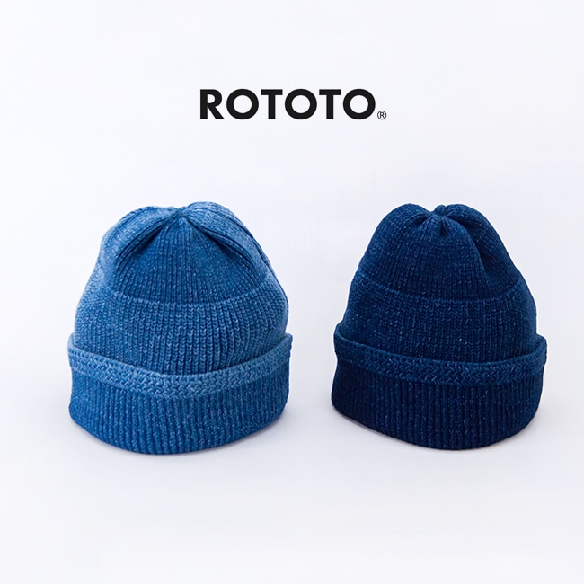SOLDOUT】ROTOTO ロトト インディゴ ミル ワッチキャップ［R5146