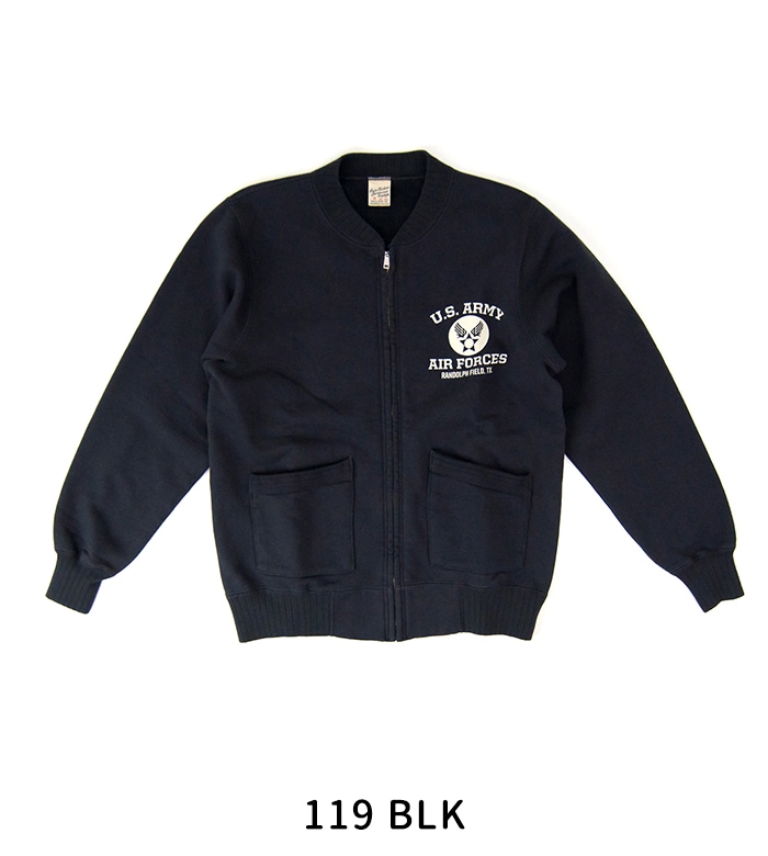 BUZZ RICKSON'S バズリクソンズ メンズ セットインジップ スウェット