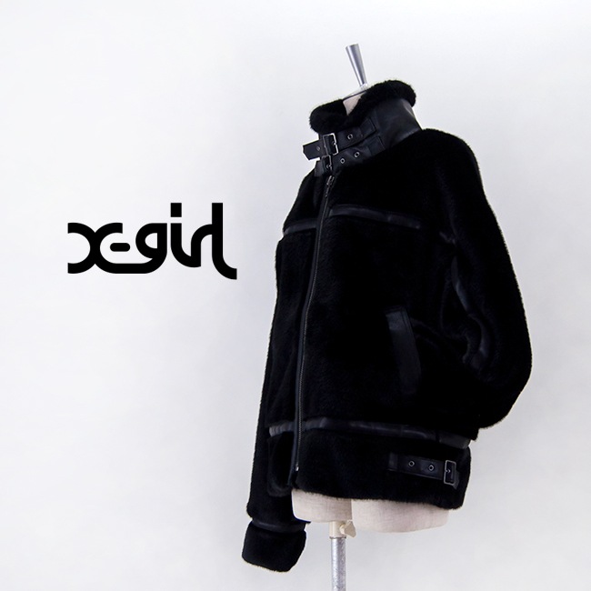 ��SOLDOUT��X-girl ���å��������� B3�ե������ե������㥱�åȡ�105244021005�ϡ�2024FW��