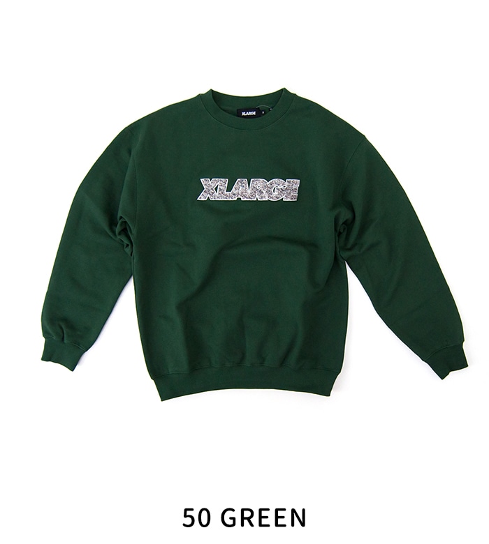 SOLDOUT】XLARGE エクストララージ メンズ シェニールスランテッドロゴ