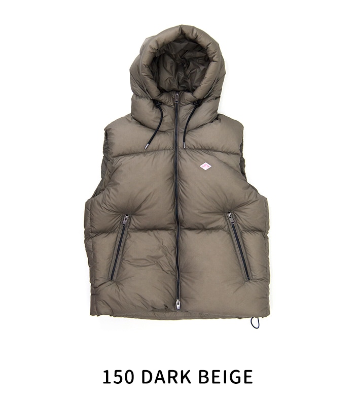 SOLDOUT】DANTON ダントン メンズ フードダウンベスト［DT-A0536MCR