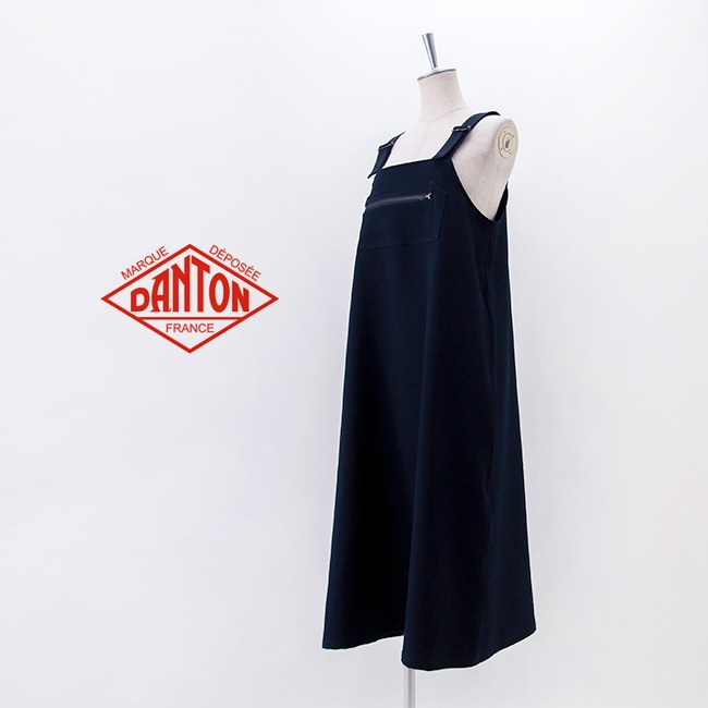 DANTON Aラインサロペットスカート DANTON | カツラギコットン サロペットスカート WOMEN（ジャンパー