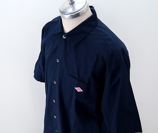 DANTON ダントン メンズ コットン 半袖ワークシャツ［DT-B0049CPL