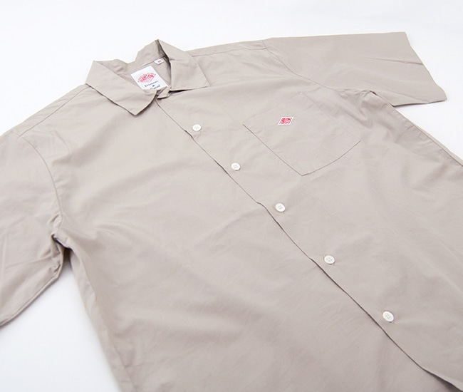 DANTON ダントン メンズ コットン 半袖ワークシャツ［DT-B0049CPL