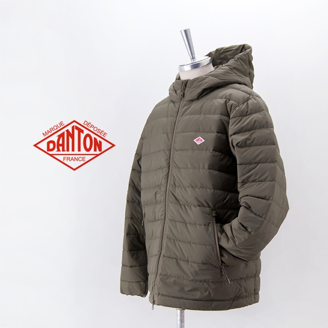 SOLDOUT】DANTON ダントン メンズ ミドルダウン フードジャケット［DT